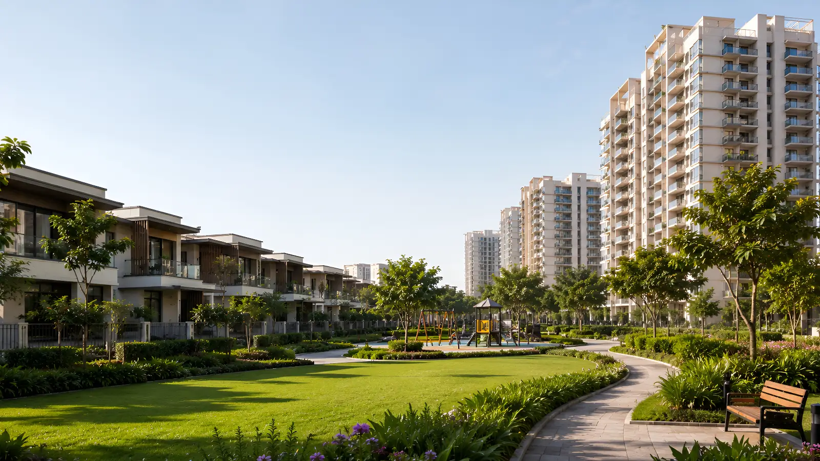 How the 14-Acre Apartment Perimeter Works at Embassy Biome