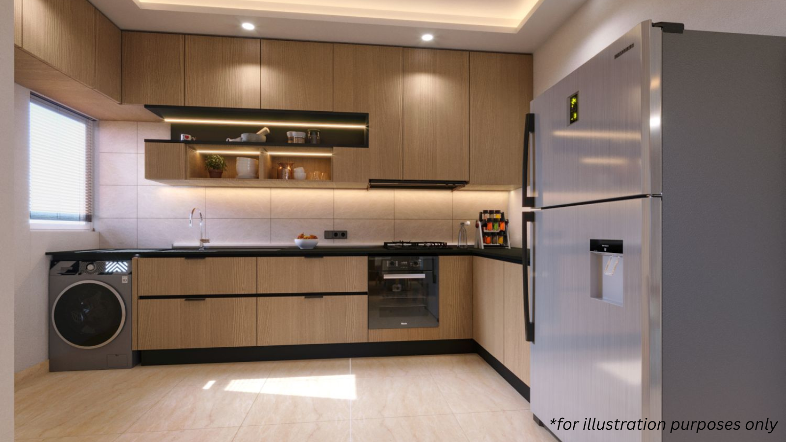 Embassy Biome Apartments Kitchen