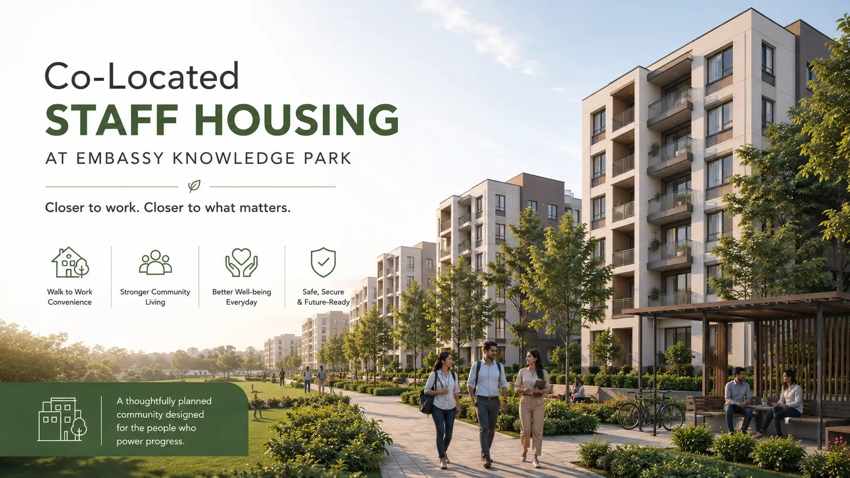 Co-Located Staff Housing at Embassy Knowledge Park