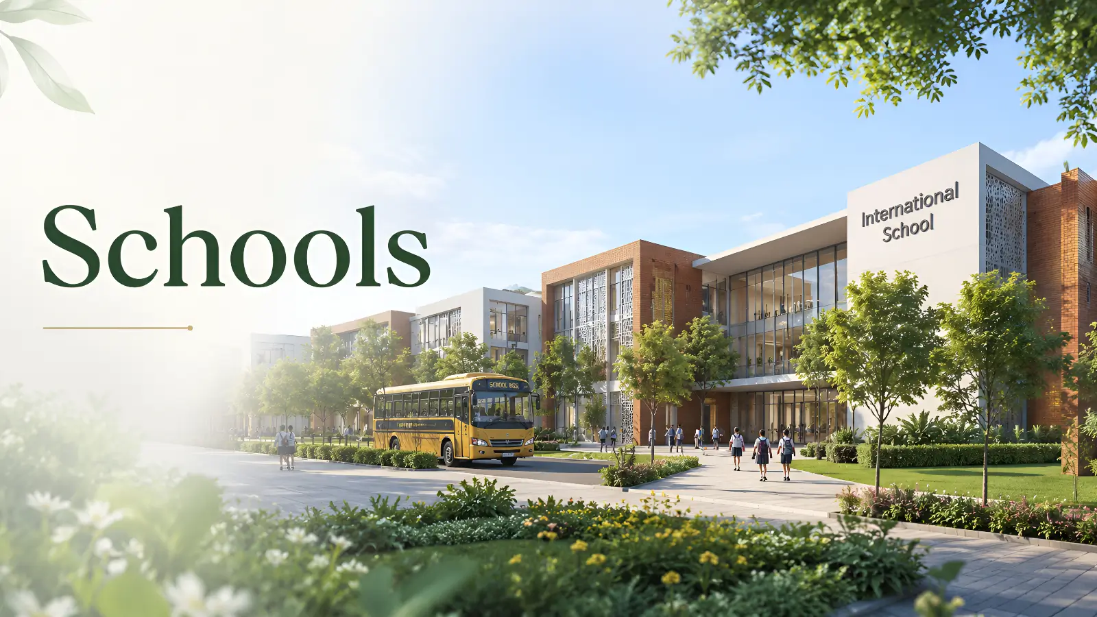 Schools Cluster Within 15 km of Embassy Knowledge Park