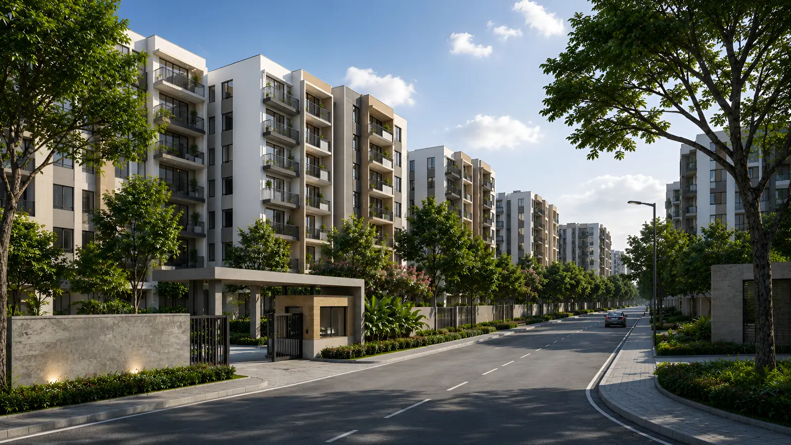 How the 14-Acre Apartment Perimeter Works at Embassy Biome Southern Reserve
