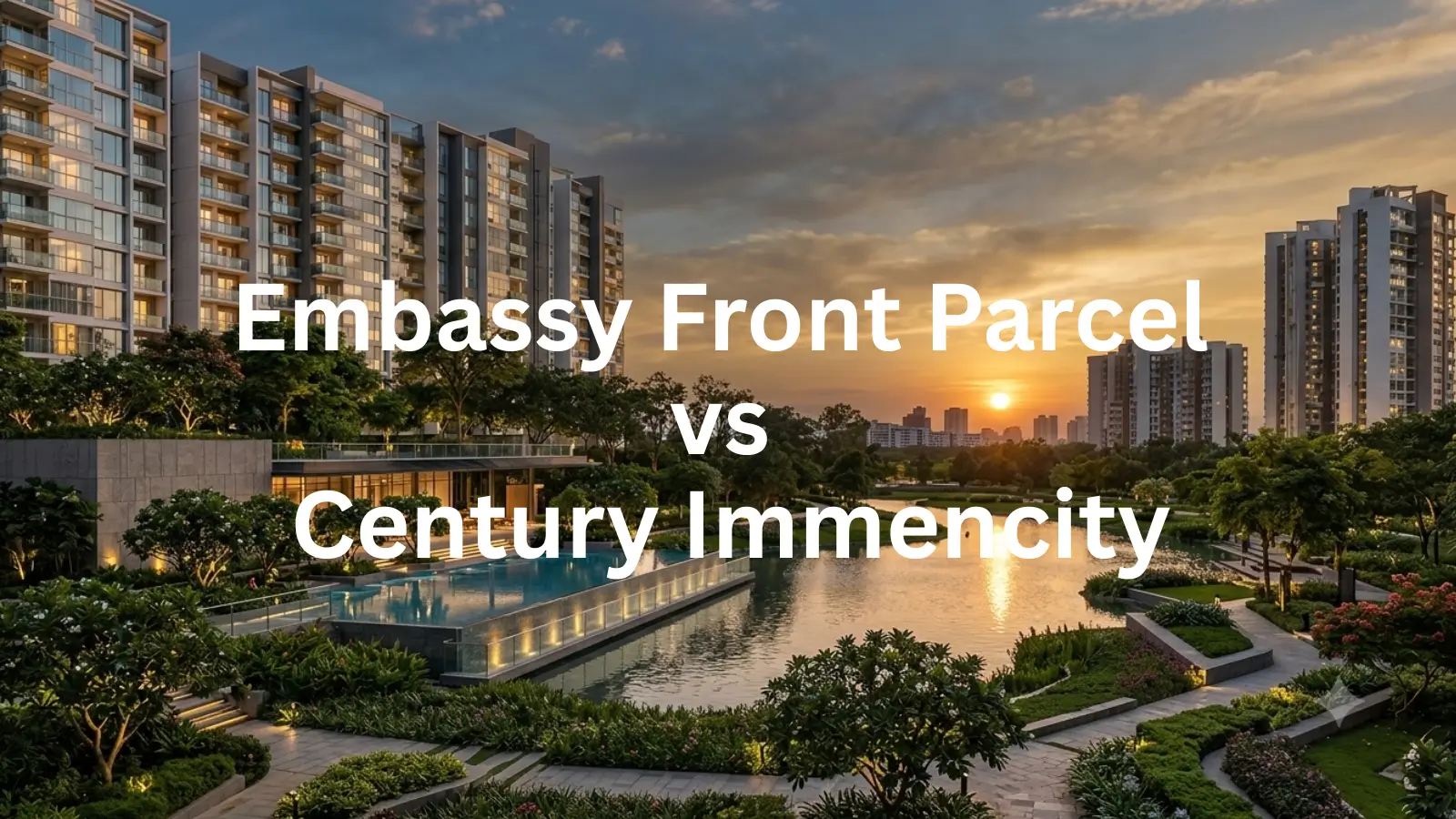 Embassy Front Parcel Vs Century Immencity
