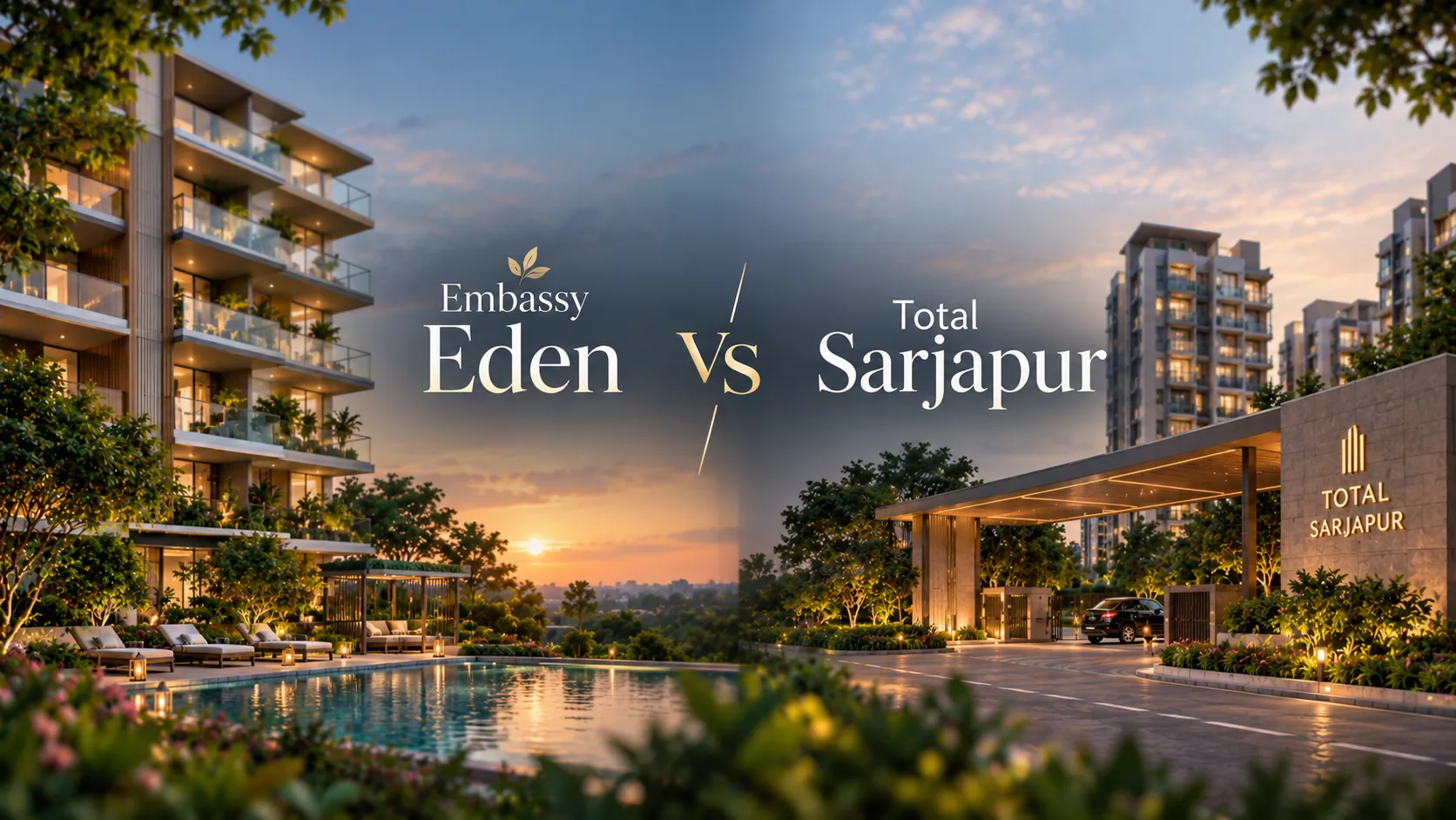 Embassy Eden Vs Total Sarjapur