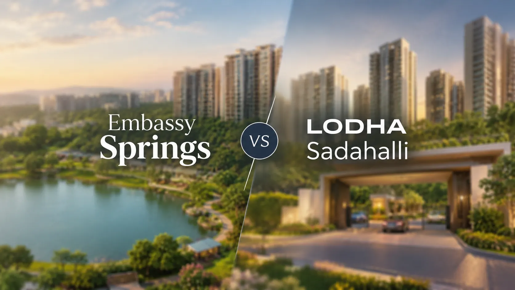Embassy Springs Vs Lodha Sadahalli