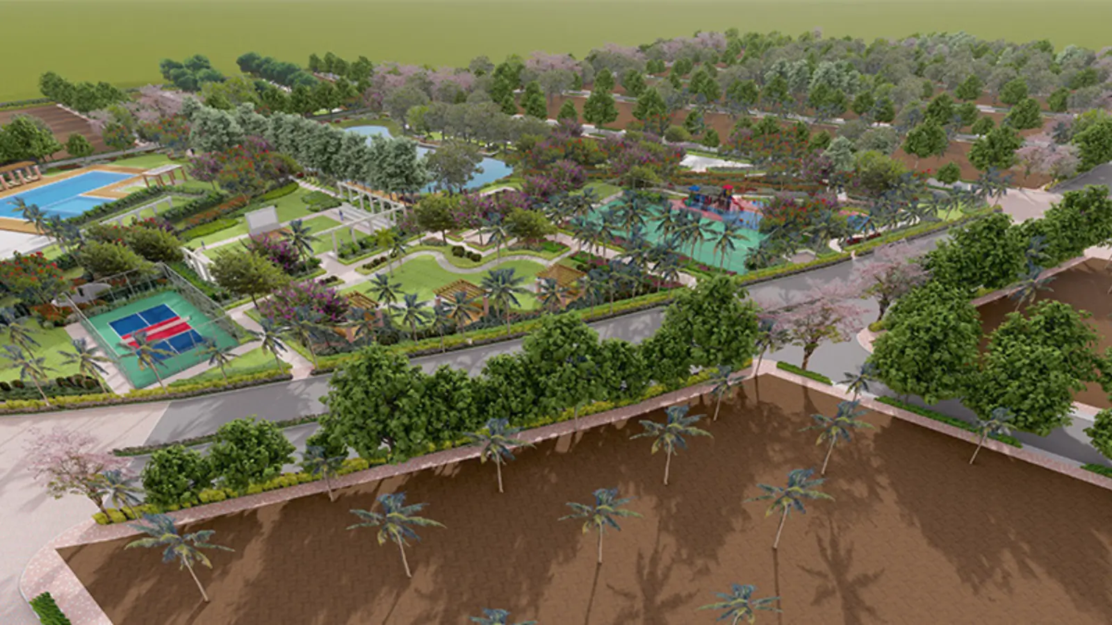 Prestige Gardenia Estate Aerial View