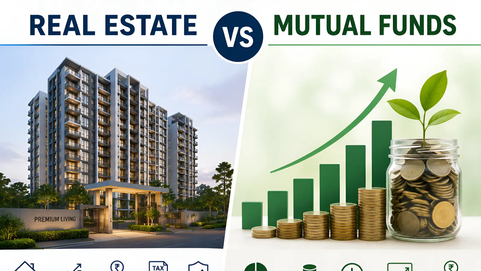 Real Estate vs Mutual Funds: Where Should HNIs Park Money?
