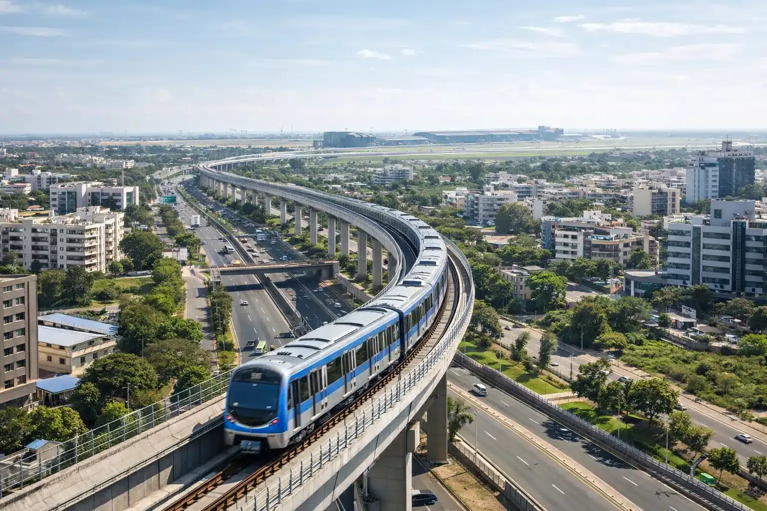 How the Airport Metro Will Impact Hennur Bagalur Road Prices
