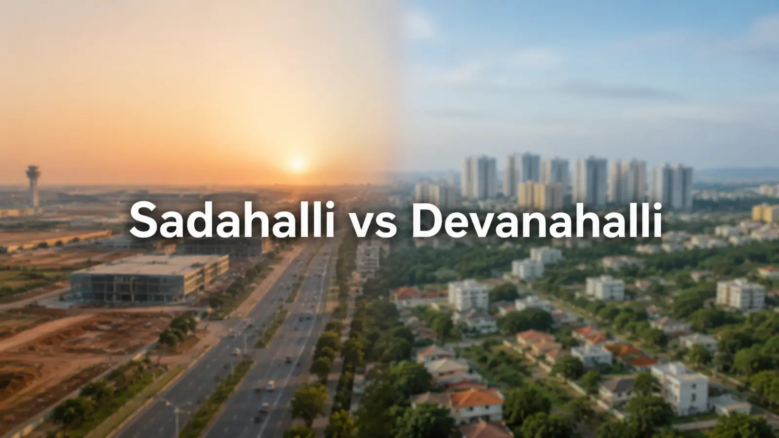 Sadahalli or Devanahalli? Choosing Between Two North Bangalore Addresses
