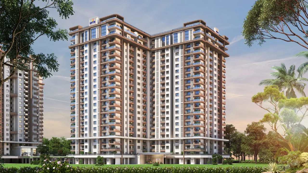 Architectural Highlights of Sattva City's 17-Floor High-Rise Towers
